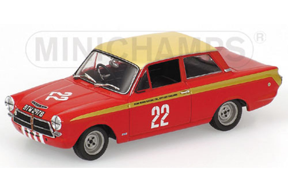 LOTUS CORTINA MK I NO 22 WINNER ETCC BUDAPEST 1964