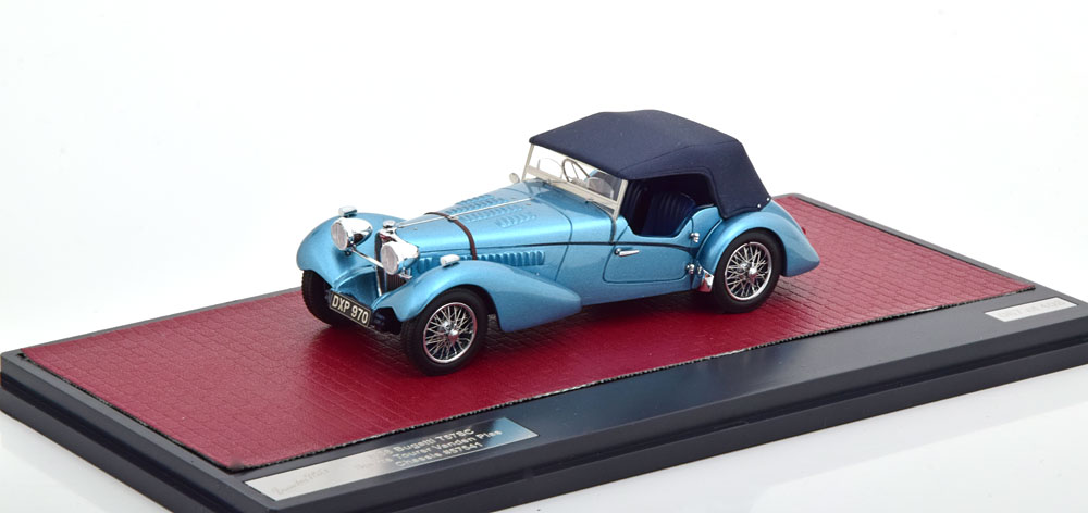 BUGATTI T57SC SPORTS TOURER VANDEN PLUS CHASSIS 57541 1938 LIGHT-TURQUOISEMETALLIC