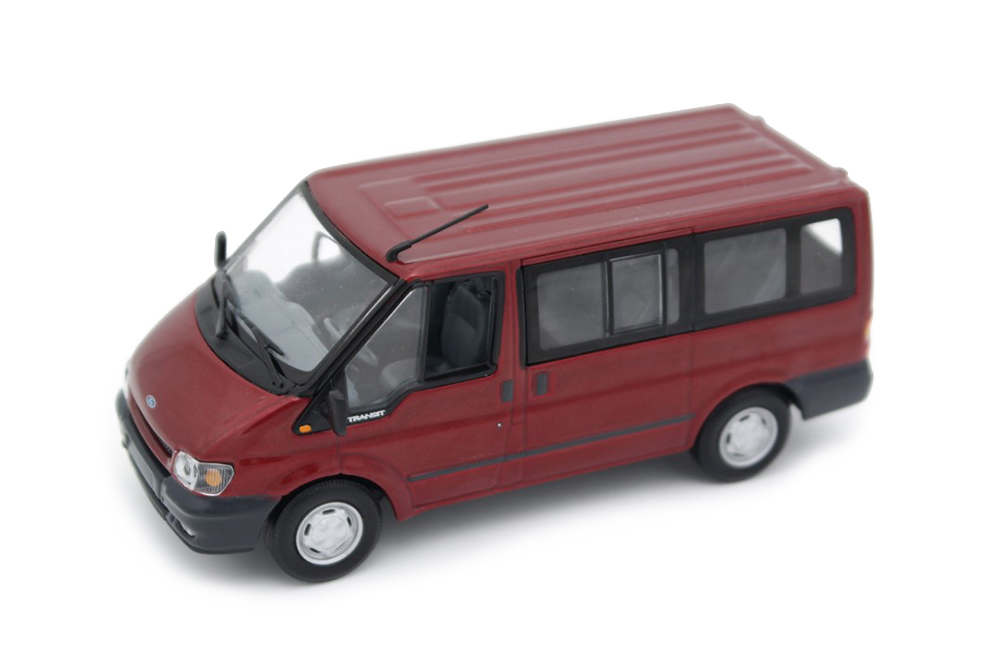 FORD TRANSIT 2000 BUS RED