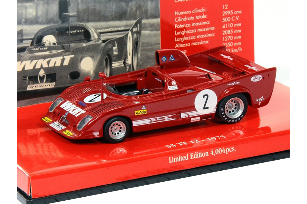 ALFA ROMEO 33 TT12 NO 2 WINNER 1000KM MONZA 1975