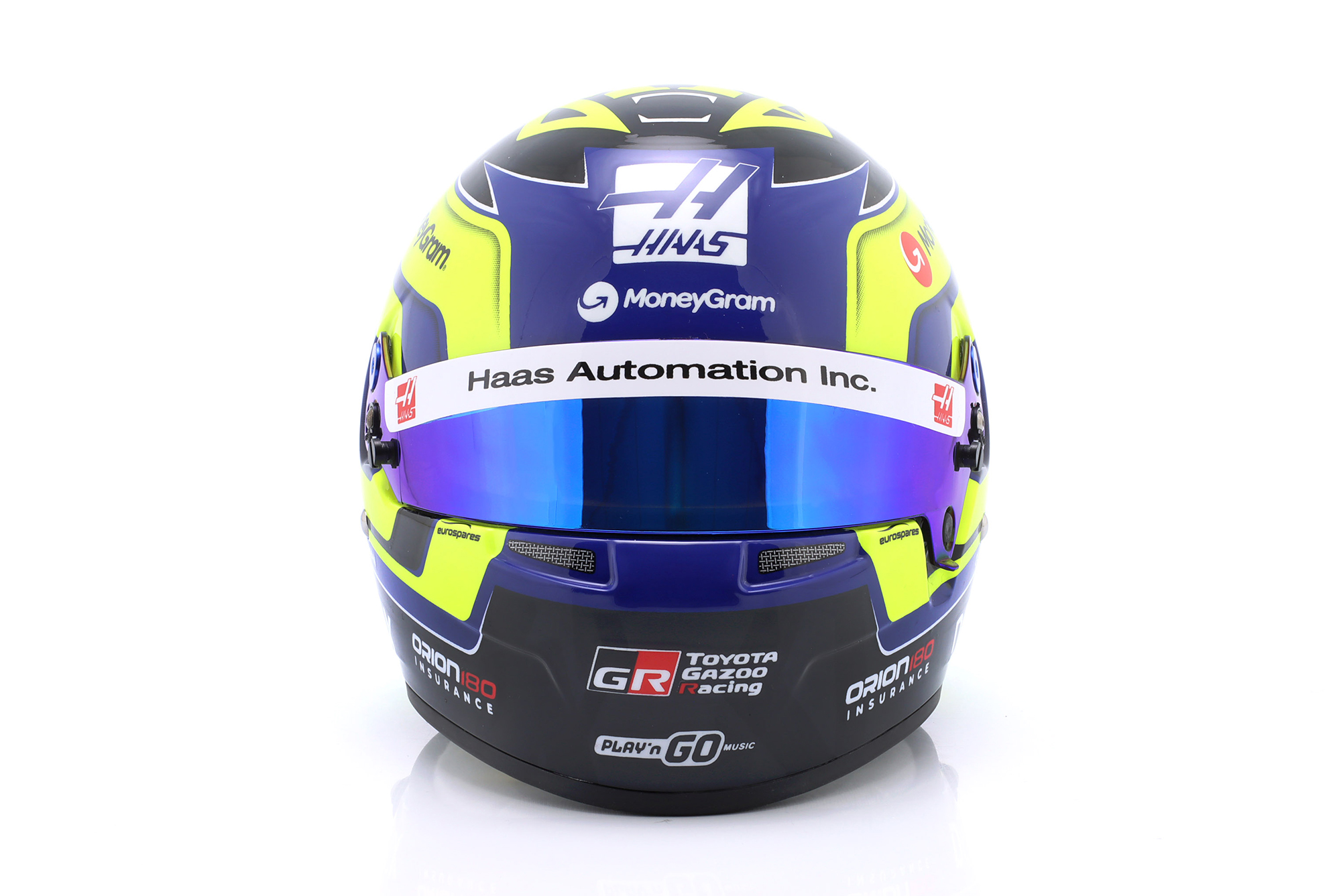 ШЛЕМ OLIVER BEARMAN #87 MONEYGRAM HAAS F1 TEAM FORMULA 1 2025 / ОЛИВЕР БЕРМАН МОНЕЙГРАМ ХААС ФОРМУЛА-1 КОМАНДА
