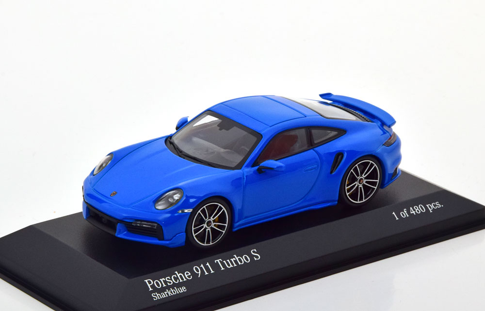 PORSCHE 911 (992) TURBO S SPORT DESIGN 2021 BLUE