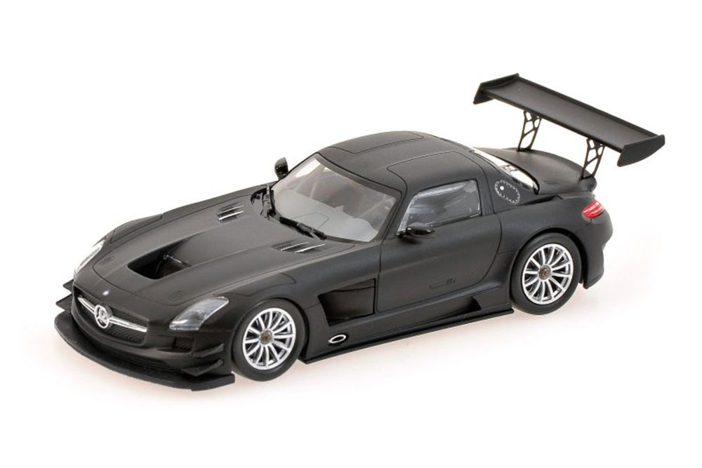MERCEDES SLS AMG GT3 STREET 2011 MATT BLACK