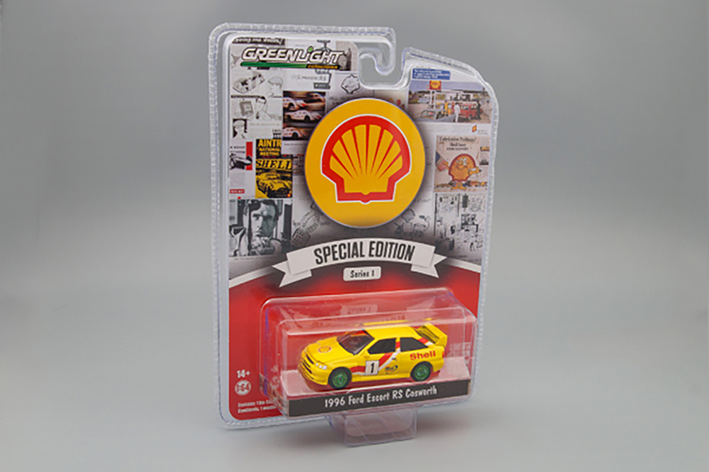 FORD ESCORT RS COSWORTH #1 SHELL HELIX (1996)  (GREENLIGHT!) (ДЛИНА МОДЕЛИ 6-10 СМ)