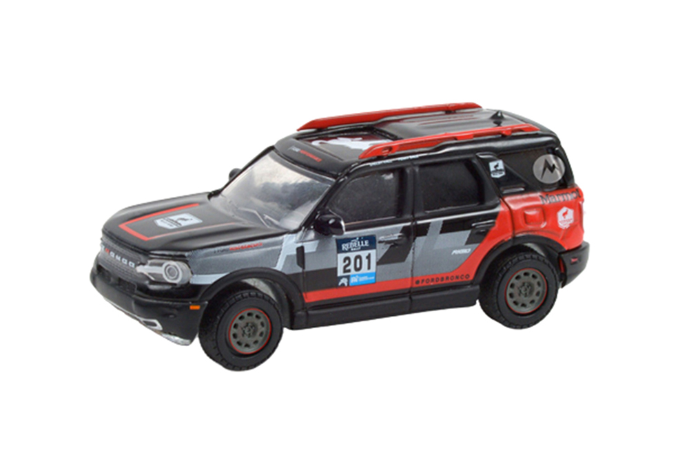 FORD BRONCO SPORT #201 REBELLE RALLY WINNER FORD PERFORMANCE 2021 (ДЛИНА МОДЕЛИ 6-10 СМ)