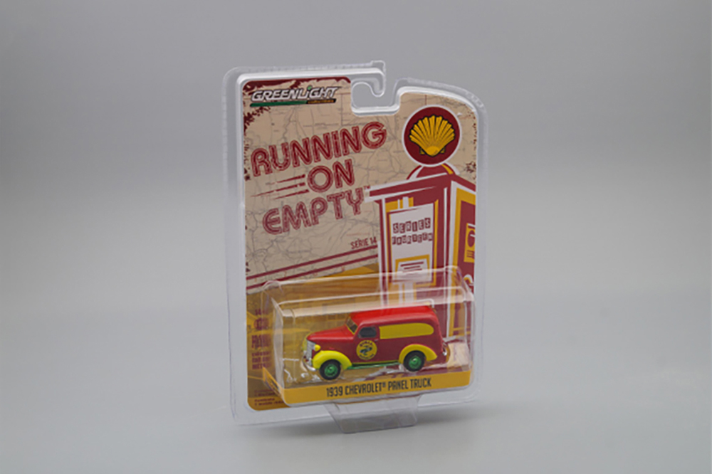 CHEVROLET PANEL TRUCK "SHELL GASOLINE" (1939) (GREENLIGHT!) (ДЛИНА МОДЕЛИ 6-10 СМ)