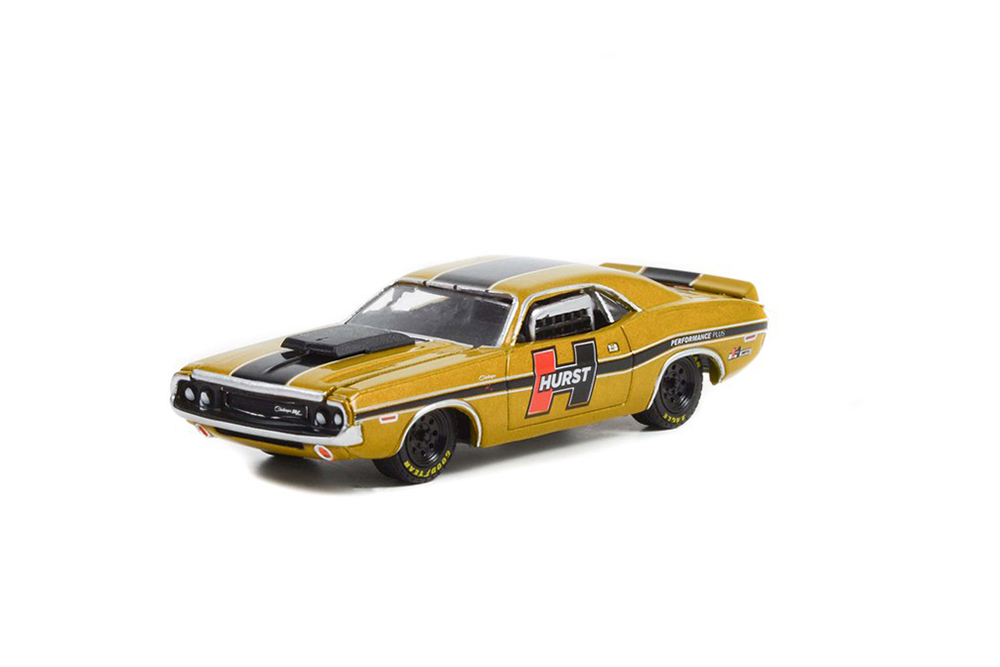 DODGE CHALLENGER R/T HURST PERFORMANCE PLUS 1970 (ДЛИНА МОДЕЛИ 6-10 СМ)