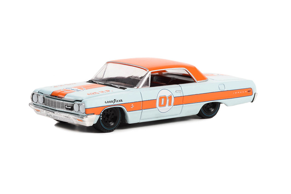 CHEVROLET IMPALA SS GULF OIL 1964 (ДЛИНА МОДЕЛИ 6-10 СМ)