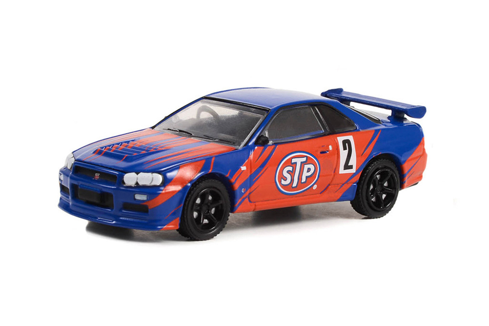 NISSAN SKYLINE GT-R (R34) STP  2002 (ДЛИНА МОДЕЛИ 6-10 СМ)