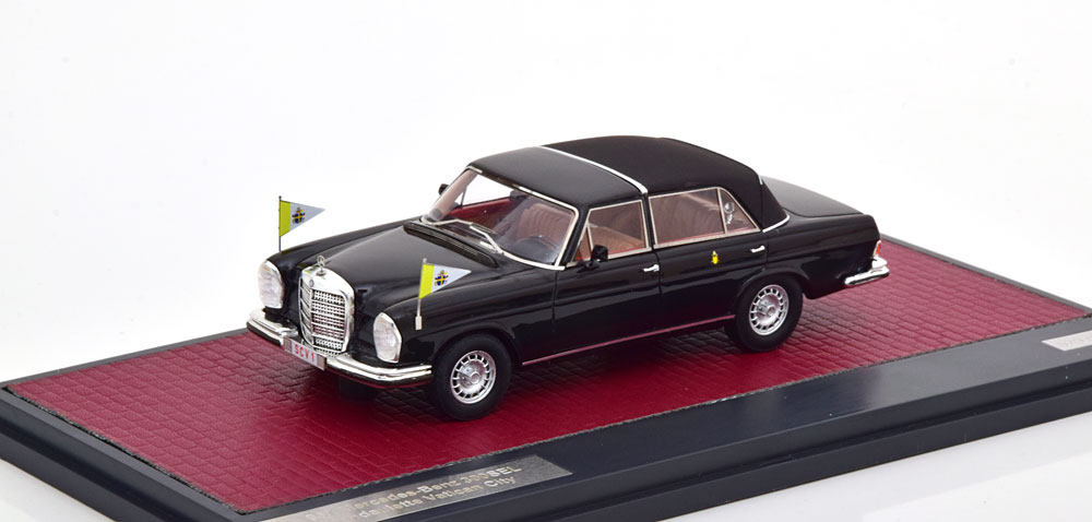 MERCEDES 300 SEL LANDAULETTE VATIKAN CITY 1967 BLACK