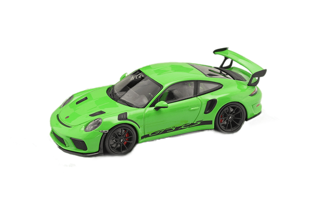 PORSCHE 991 (911) II GT3 RS - 2018 ЗЕЛЕНЫЙ С ЧЕРНЫМИ КОЛЕСАМИ