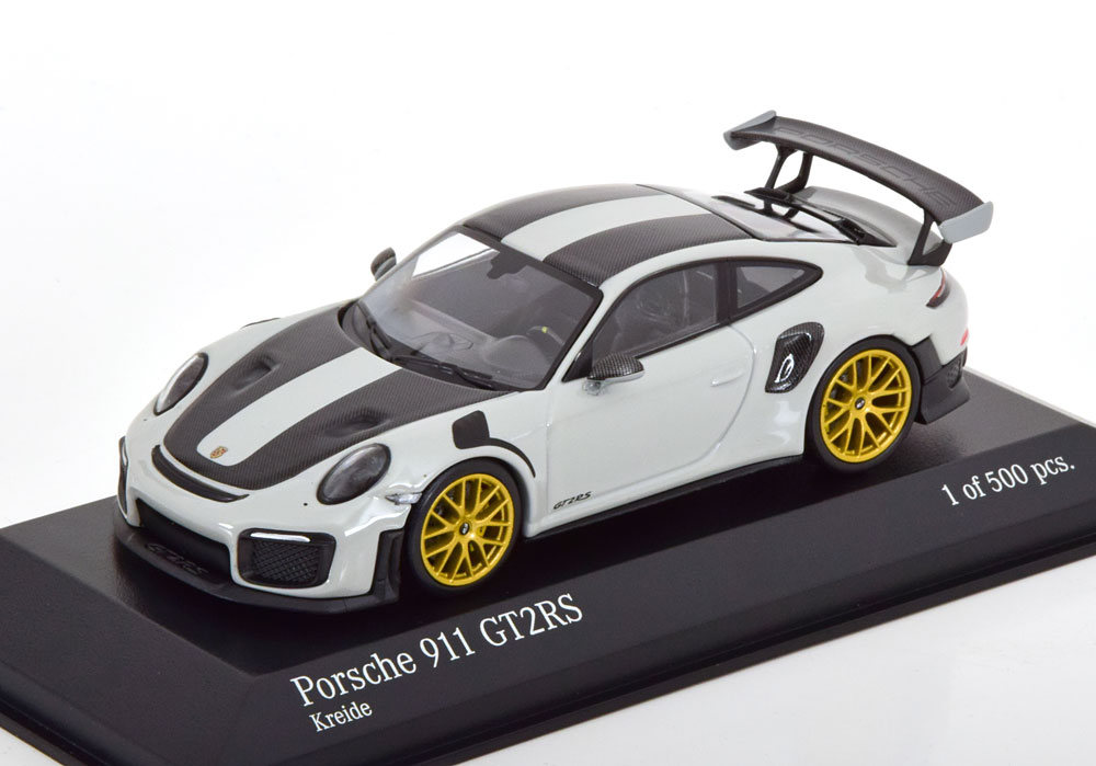 PORSCHE 911 (991/2) GT2 RS WITH GOLD RIMS 2018 LIGHTGREY