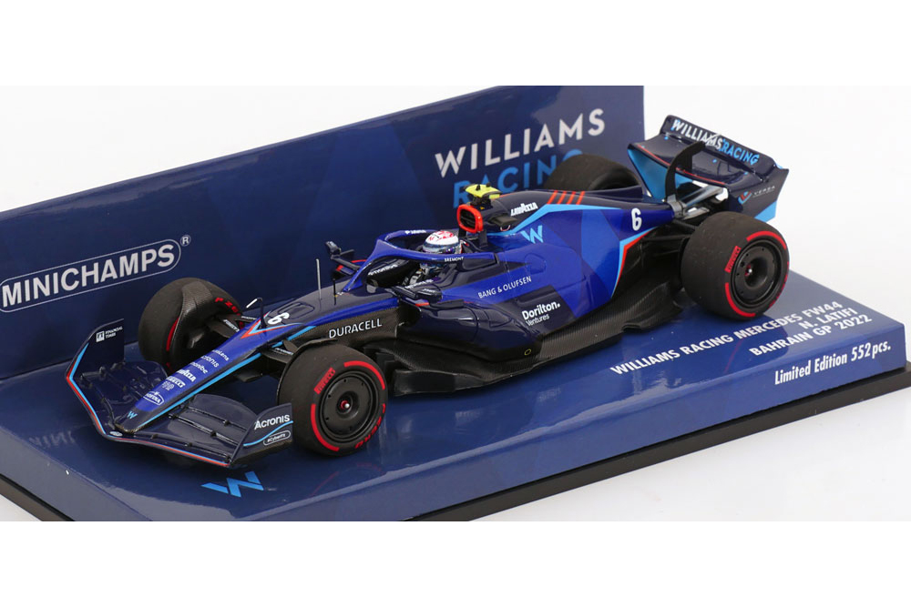 WILLIAMS MERCEDES FW44 GP BAHRAIN 2022