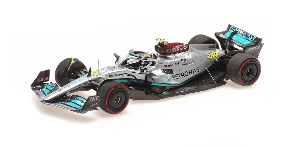 MERCEDES-AMG PETRONAS FORMULA ONE TEAM F1 W13 E PERFORMANCE ЛЬЮИС ХЭМИЛТОН 2-Й ГРАН-ПРИ ВЕНГРИИ 2022
