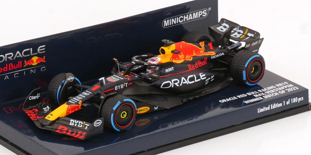 RED BULL RB19 WINNER GP NETHERLANDS WORLD CHAMPION 2023