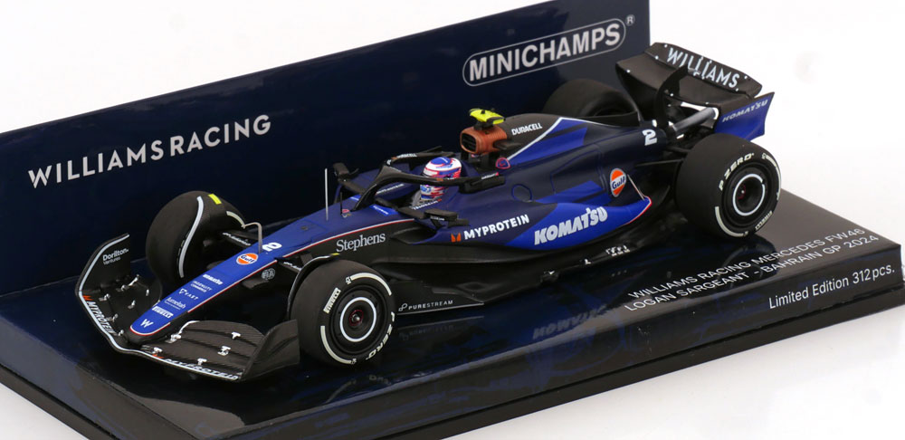 WILLIAMS MERCEDES FW46 GP BAHRAIN 2024