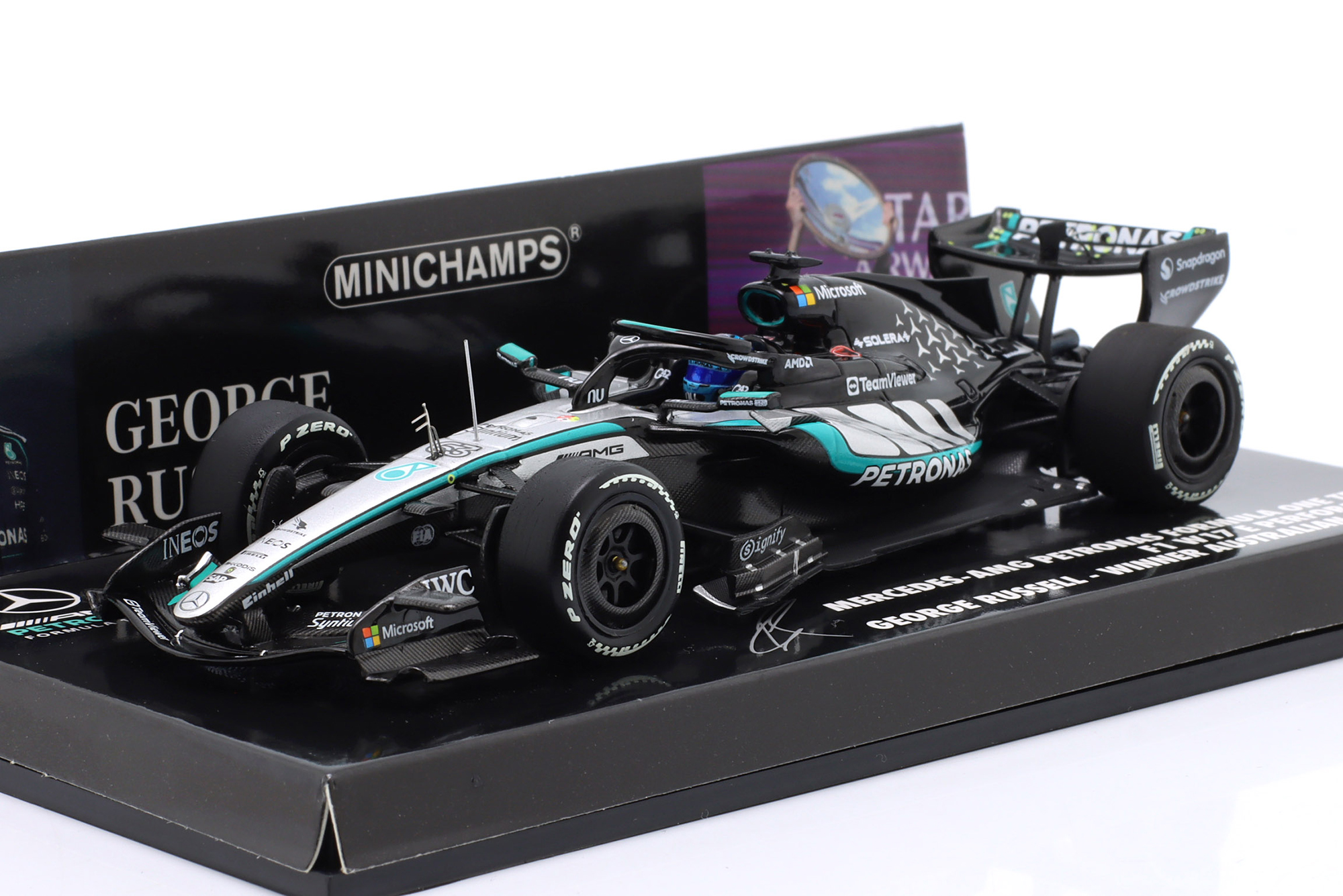 MERCEDES-AMG F1 W17 #63 WINNER AUSTRALIAN GP FORMULA 1 2026 GEORGE RUSSELL / МЕРСЕДЕС-АМГ ФОРМУЛА-1 W17 ПОБЕДИТЕЛЬ ГРАН-ПРИ АВСТРАЛИИ ДЖОРДЖ РАССЕЛЛ