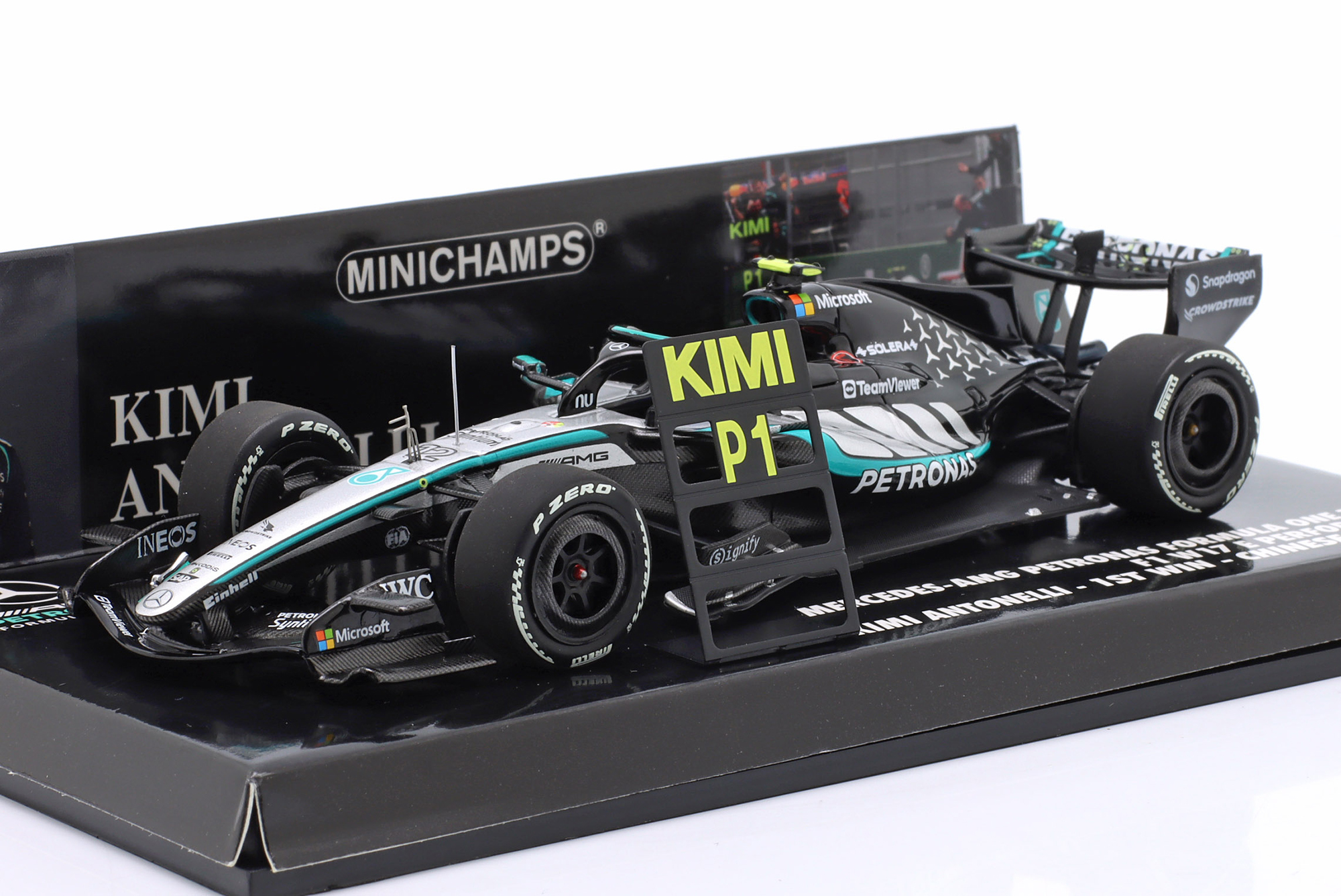 MERCEDES-AMG F1 W17 #12 WINNER CHINESE GP FORMULA 1 2026 KIMI ANTONELLI / МЕРСЕДЕС-АМГ ФОРМУЛА-1 W17 ПОБЕДИТЕЛЬ ГРАН-ПРИ КИТАЯ КИМИ АНТОНЕЛЛИ