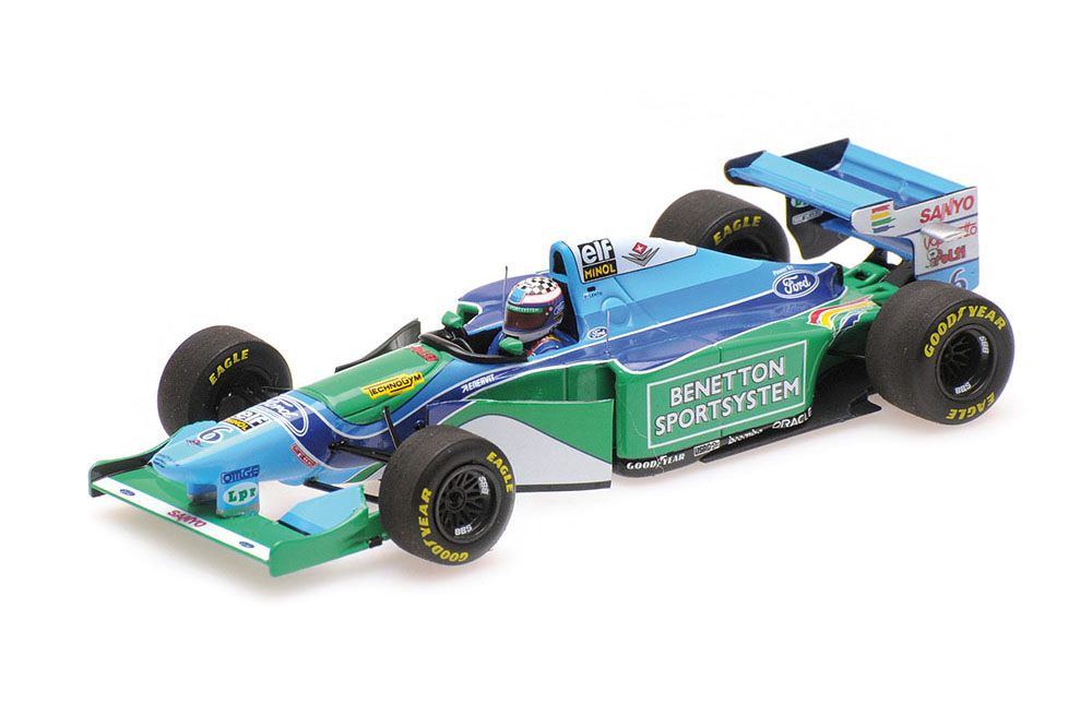 BENETTON FORD B194 GP MONACO LEHTO 1994 WITH DECALS LIMITED 200 PCS.
