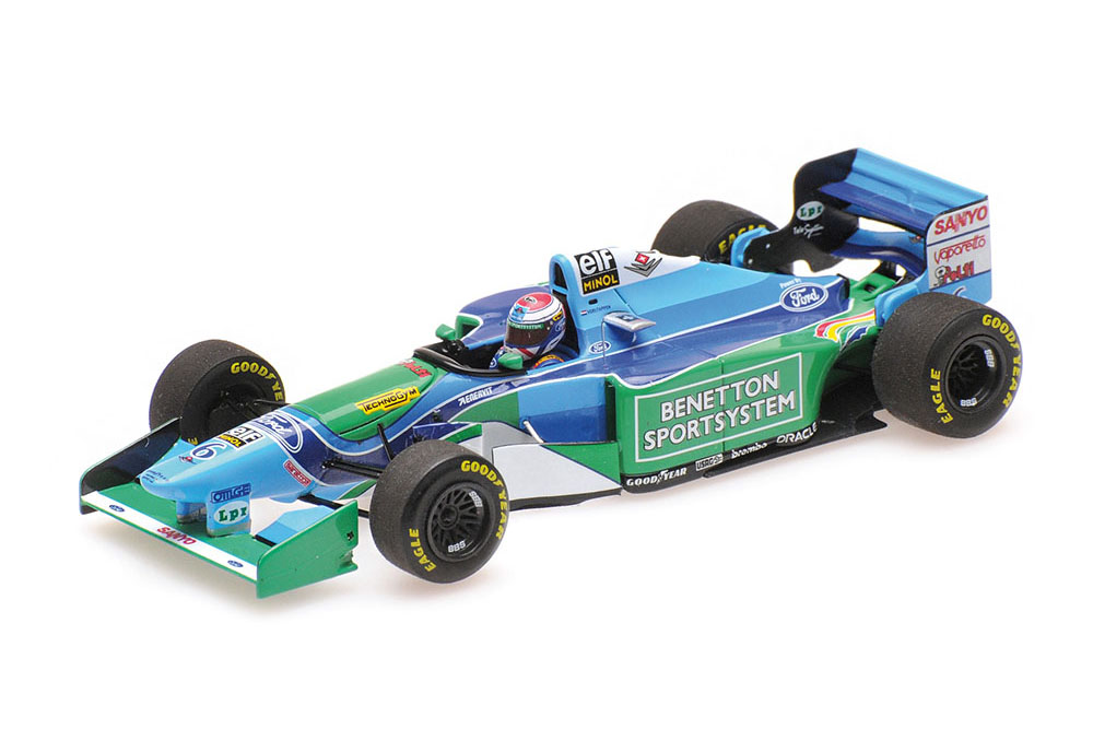 BENETTON FORD B194 VERSAPPEN 1ST F1 PODIUM HUNGARIAN GP 1994
