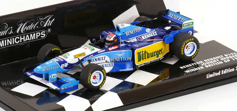 BENETTON RENAULT B195 WINNER GP GREAT BRITAIN 1995