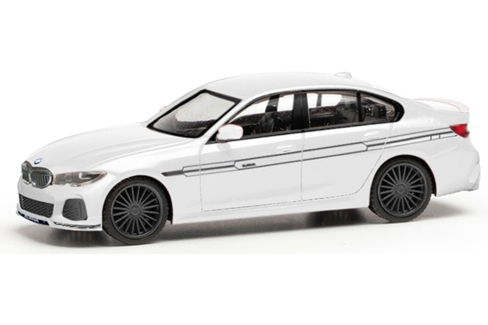 BMW 3ER ALPINA B3 БЕЛЫЙ (ДЛИНА МОДЕЛИ 3-5 СМ)