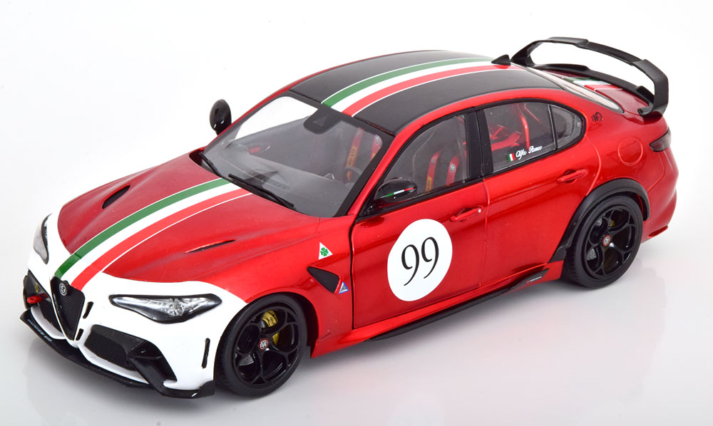 ALFA ROMEO GIULIA GTA M TRICOLORE MUGELLO 2022 REDMETALLIC