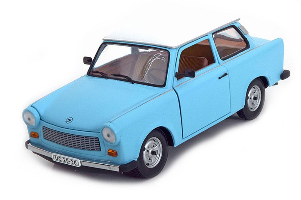 TRABANT 601 DE LUXE 1965, GREY LIGHT BLUE
