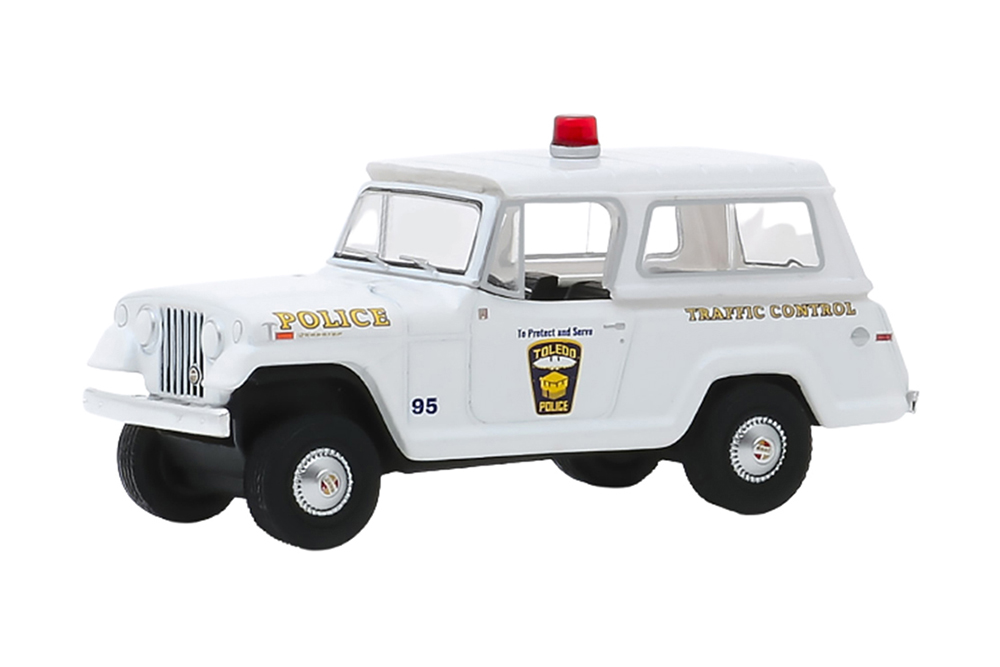 JEEP KAISER JEEPSTER CITY OF TOLEDO, OHIO POLICE 1969 (ДЛИНА МОДЕЛИ 6-10 СМ)