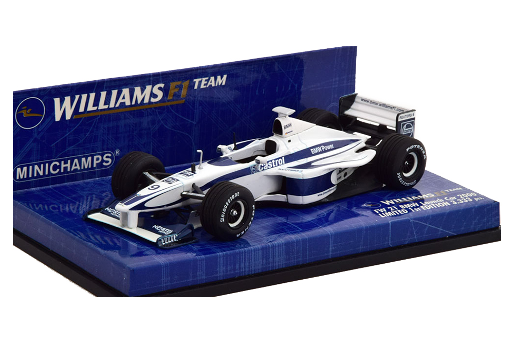 WILLIAMS BMW FW21 LAUNCH VERSION R.SCHUMACHER 2000 LIMITED EDITION 3333 PCS.