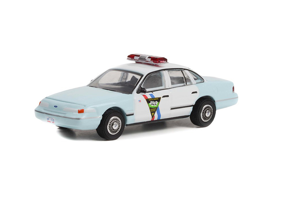 FORD CROWN VICTORIA POLICE INTERCEPTOR SOUTH DAKOTA HIGHWAY PATROL 1992 (ДЛИНА МОДЕЛИ 6-10 СМ)