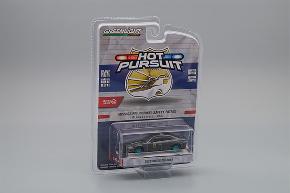 DODGE CHARGER "MISSISSIPPI HIGHWAY SAFETY PATROL STATE TROOPER" (2020) (GREENLIGHT!) (ДЛИНА МОДЕЛИ 6-10 СМ)