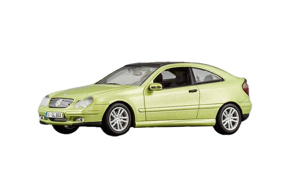 MERCEDES C-CLASS SPORTS COUPE CL203 2001 GREEN MET.