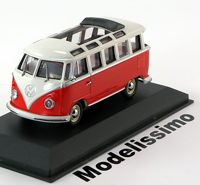 VW BUS T1 SAMBA ORANGE WHITE