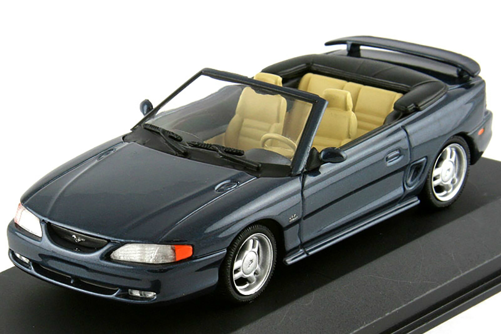 FORD MUSTANG CABRIOLET 1994 BLUE MET
