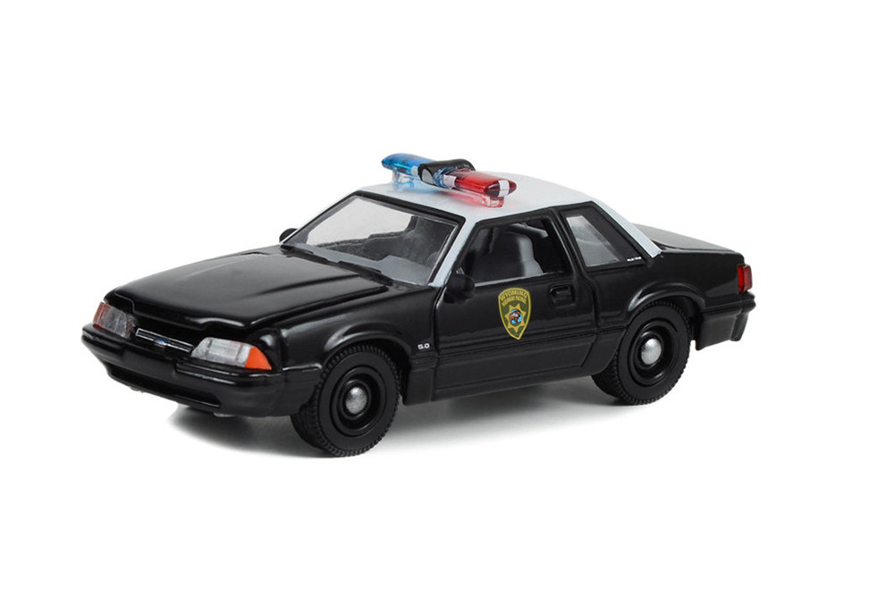 FORD MUSTANG SSP WYOMING HIGHWAY PATROL 1990 (ДЛИНА МОДЕЛИ 6-10 СМ)