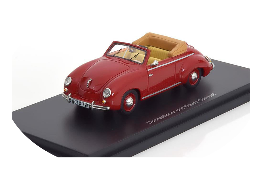VW VOLKSWAGEN DANNENHAUER AND STAUSS CONVERTIBLE DARK RED