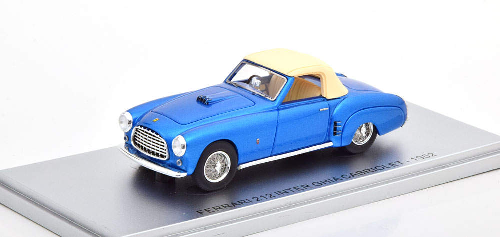 FERRARI 212 INTER GHIA CONVERTIBLE 1952 BLUEMETALLIC CREME