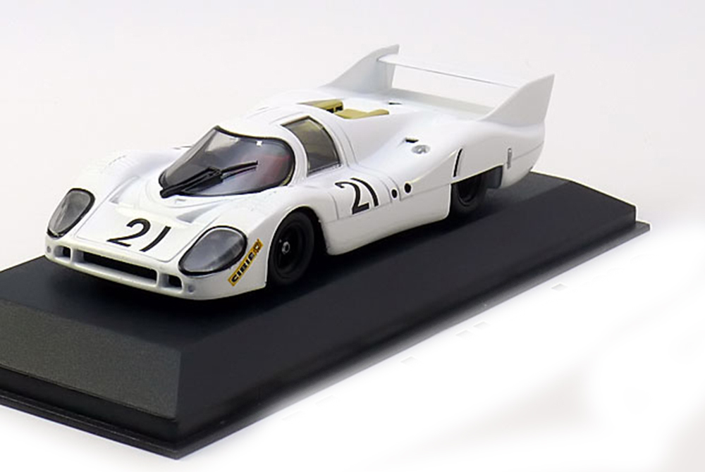 PORSCHE 917L NO 21 24H LE MANS TRIALS 1971 WHITE
