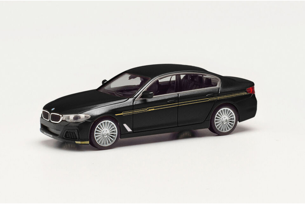 BMW 5ER G30 ALPINA B5 (BMW 5ER G30) ЧЕРНЫЙ (ДЛИНА МОДЕЛИ 3-5 СМ)