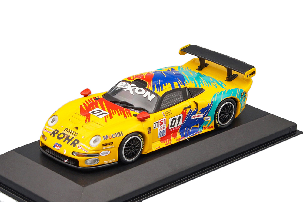 PORSCHE 911 GT1 TEAM ROHR GTS-1 ЧЕМПИОН #1 1999 ЖЕЛТЫЙ