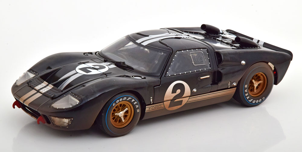 FORD GT40 MK 2 WINNER 24H LE MANS 1966 DIRTY VERSION