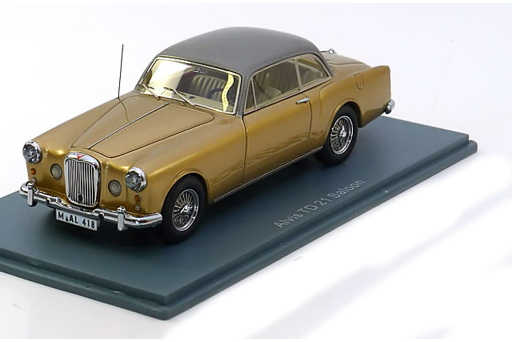 ALVIS TD 21 SALOON 1964 GOLDMETALLIC GREYMETALLIC