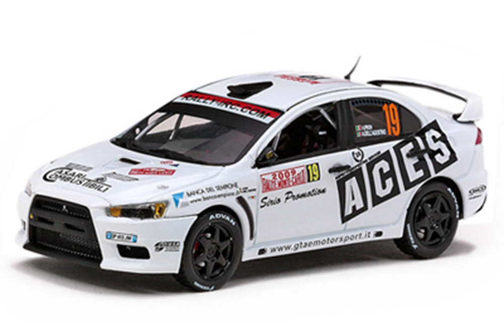 MITSUBISHI LANCER EVOLUTION X #19 A.PROH/A.DELL AGOSTINO 2010