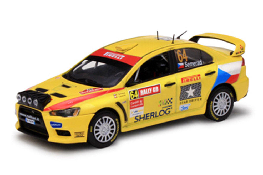 MITSUBISHI LANCER EVOLUTION X PIRELLI STAR DRIVER 3RD GR.N RALLY OF GREAT BRITAIN 2009