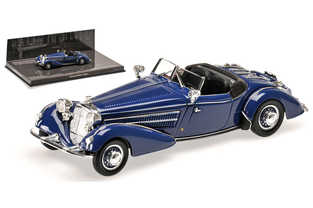 HORCH 855 SPECIAL ROADSTER 1938 DARK BLUE