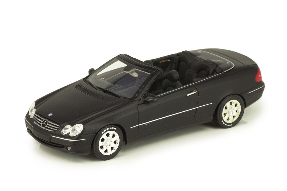 MERCEDES-BENZ CLK CABRIO 2002 A209 FULDA МАТОВЫЙ ЧЕРНЫЙ