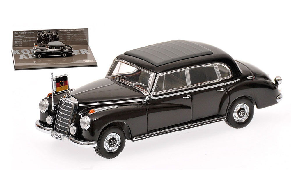 MERCEDES W186 300 B III KONRAD ADENAUER 1955 BLACK