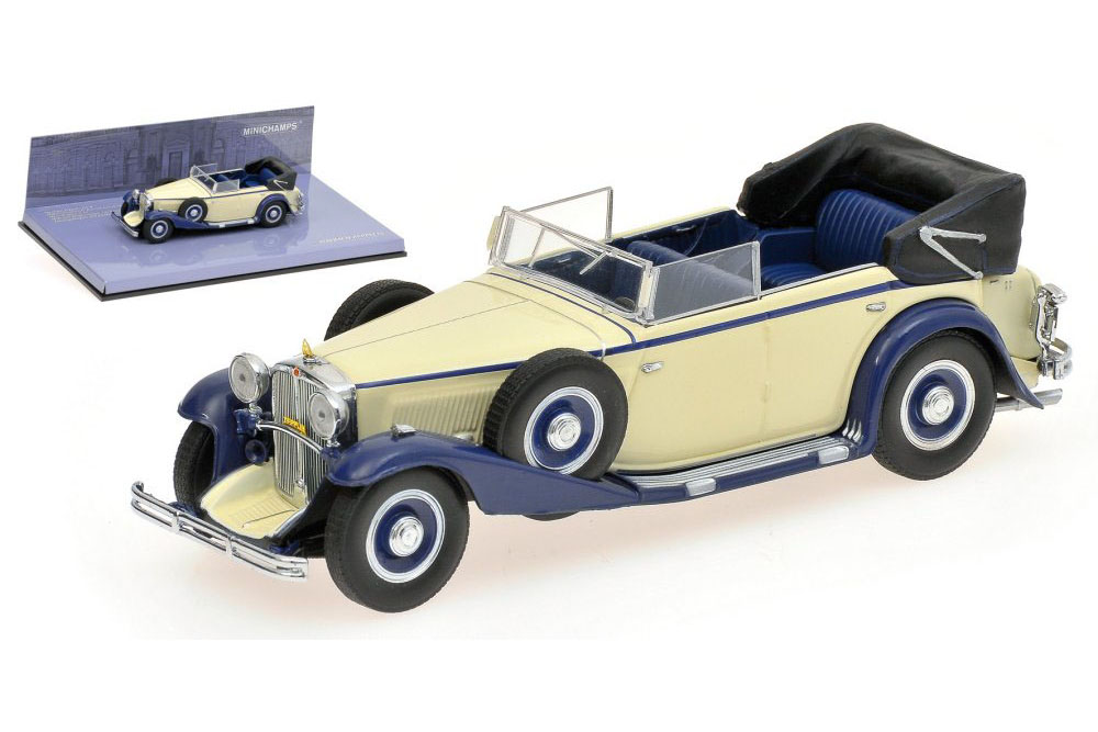 MAYBACH ZEPPELIN DS8 CABRIO 1932 WHITE/BLUE