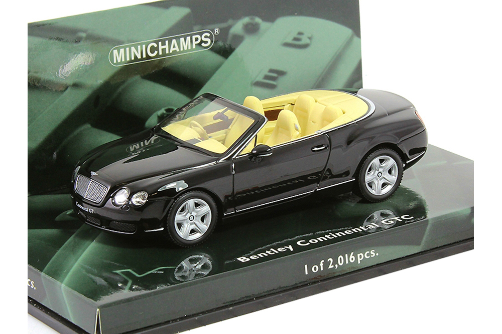 BENTLEY CONTINENTAL GTC 2006 BLACK